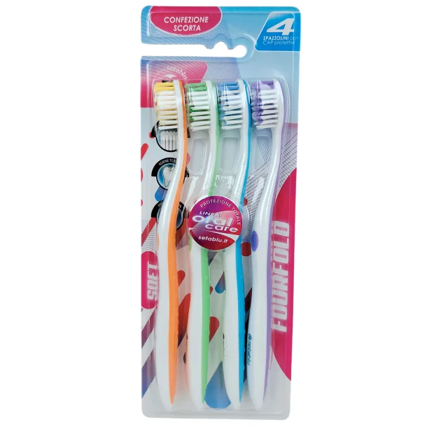SETABLU SET 4 SPAZZOLINI ADULTI SOFT