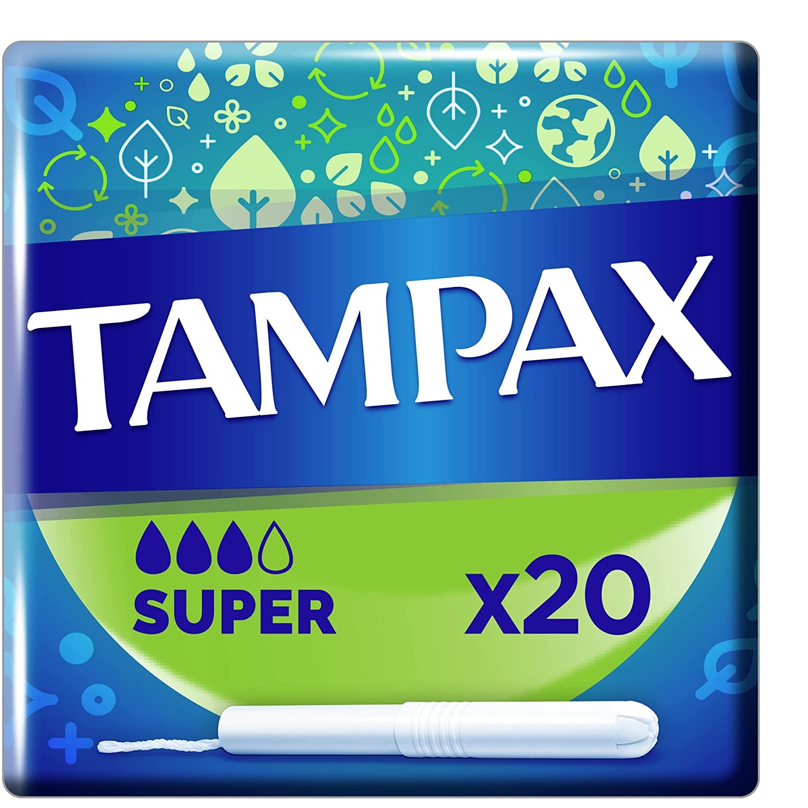 TAMPAX BLUE X 20 SUPER
