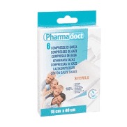 PHARMADOCT COMPRESSE DI GARZA 18X40 PZ 6