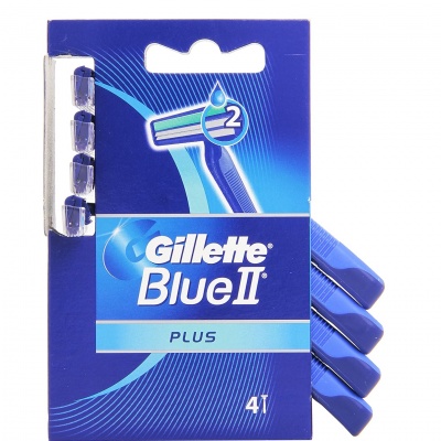 GILLETTE BLUE II PLUS X 4